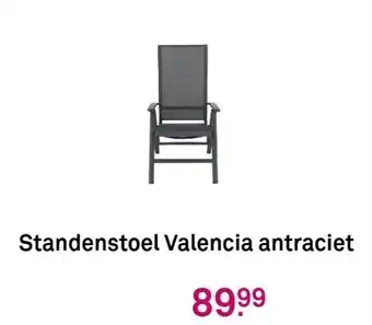 Karwei Standenstoel Valencia antraciet aanbieding