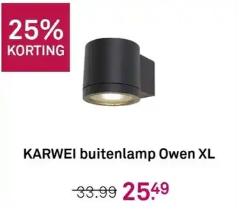 Karwei Buitenlamp Owen XL aanbieding