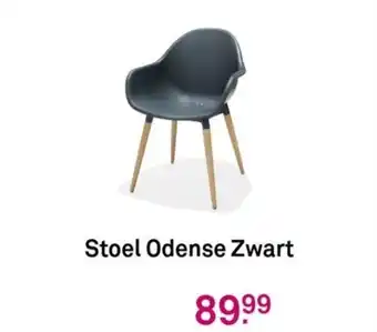 Karwei Stoel Odense Zwart aanbieding