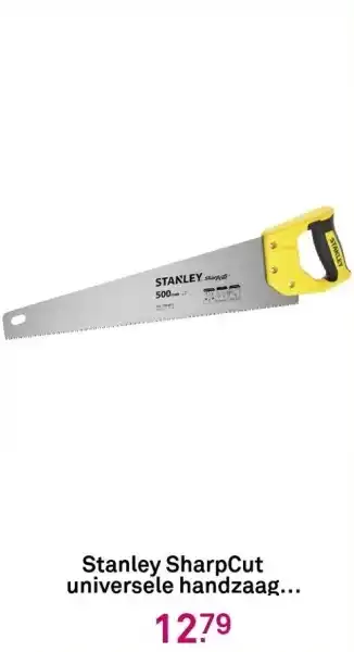 Karwei Stanley SharpCut universele handzaag…. aanbieding