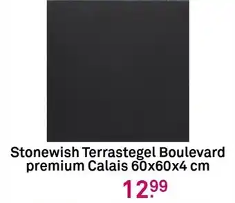 Karwei Stonewish Terrastegel Boulevard premium Calais 60x60x4 cm aanbieding