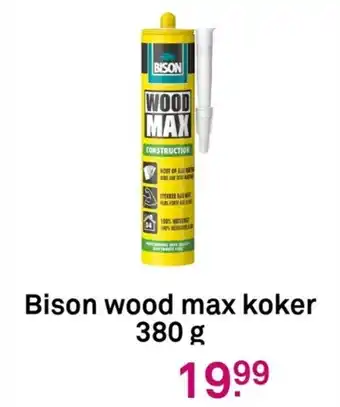 Karwei Bison wood max koker 380g aanbieding