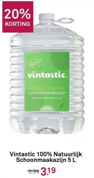 Karwei Vintastic 100% Natuurlijk Schoonmaakazijn 5 L aanbieding