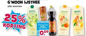 Boon`s Markt G'woon ijsthee aanbieding