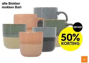 Blokker Alle mokken bari aanbieding