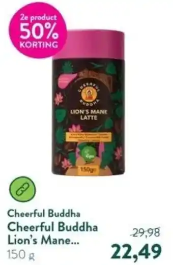 Holland & Barrett Cheerful buddha lion's mane latte 150g aanbieding