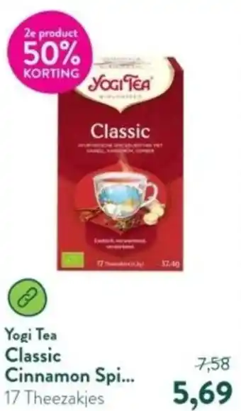 Holland & Barrett Yogi tea classic cinnamon spice aanbieding