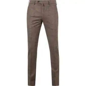 Spartoo Broek Meyer Chino Bonn Ruiten Camel aanbieding