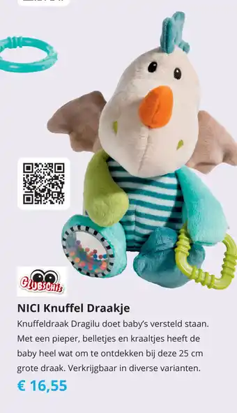 Tom NICI Knuffel Draakje aanbieding