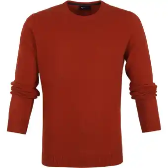 Spartoo Sweater Suitable Lamswol Trui O-Hals Brique Oranje aanbieding