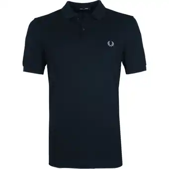 Spartoo Polo Shirt Korte Mouw Fred Perry Polo Basic Navy aanbieding