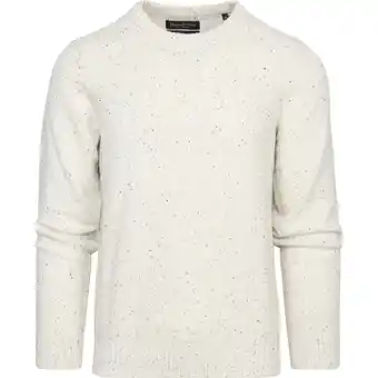 Spartoo Sweater Marc O'Polo Pullover Wol Ecru aanbieding