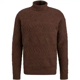 Spartoo Sweater Vanguard Knitted Coltrui Bruin aanbieding