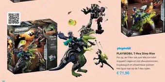 Tom Playmobil T-Rex Dino Rise aanbieding