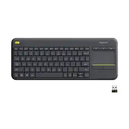 MediaMarkt Logitech K400 Plus Wireless Touch Keyboard Zwart aanbieding