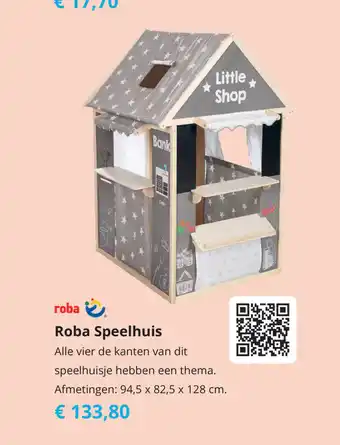 Tom Roba Speelhuis aanbieding