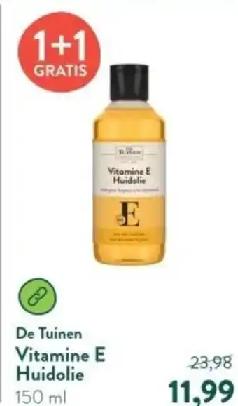 Holland & Barrett De Tuinen Vitamine E Huidolie 150ml aanbieding