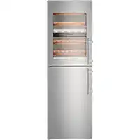 Bol.com Liebherr SWTNes 4285 - Wijnkoelkast-vriescombinatie Vrijstaand 289 l D Roestvrijstaal aanbieding