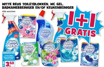 Boon`s Markt Witte reus toiletblokken, wc gel, badkamerreiniger en/of keukenreiniger aanbieding