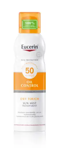 De Online Drogist Eucerin Sun Oil Control Mist Transparent Dry Touch SPF 50 200ML aanbieding