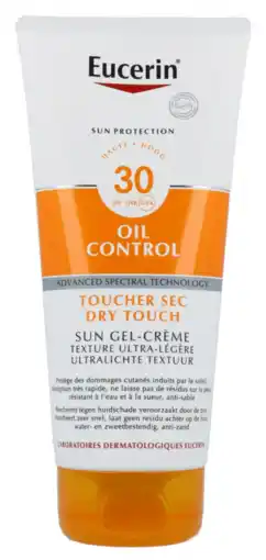 De Online Drogist Eucerin Sun Oil Control Dry Touch Gel-Crème SPF 30 200ML aanbieding