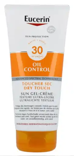 De Online Drogist Eucerin Sun Oil Control Dry Touch Gel-Crème SPF 30 200ML aanbieding