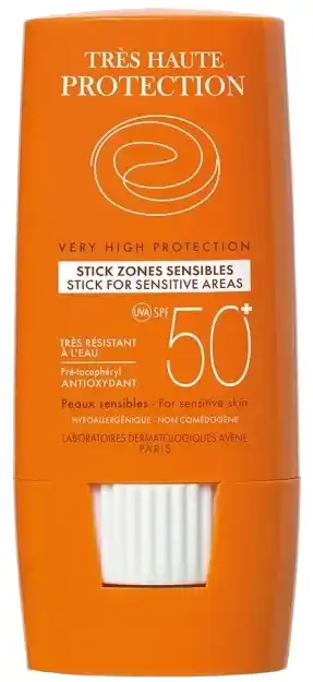 De Online Drogist Eau Thermale Avène Zon Stick Gevoelige Zones SPF 50+ 8ML aanbieding