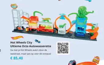 Tom Hot Wheels City Ultieme Octo Autowasserette aanbieding