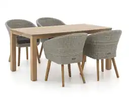 Kees Smit Intenso Tropea/ROUGH-S 160cm dining tuinset 5-delig aanbieding