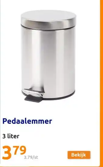 Action Pedaalemmer 3 liter aanbieding