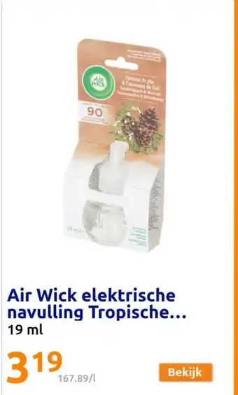 Action Air Wick elektrische navulling tropische... aanbieding