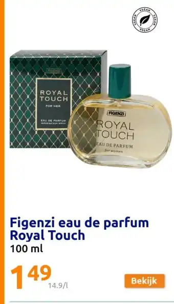 Action Figenzi Royal Touch  eau de parfum 100 ml aanbieding