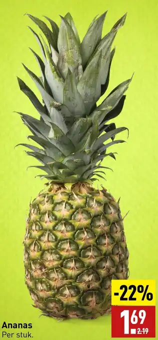 ALDI Ananas aanbieding