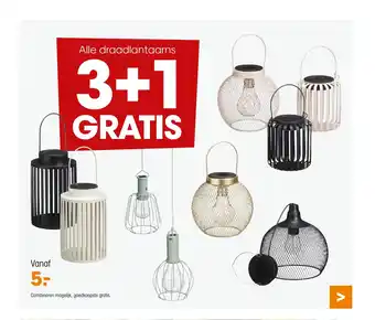 Kwantum Alle draadlantaarns aanbieding