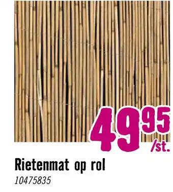 Hornbach Rietenmat op rol aanbieding