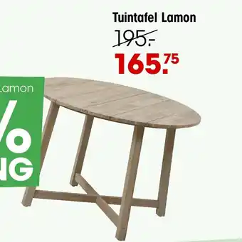 Kwantum Tuintafel Lamon aanbieding