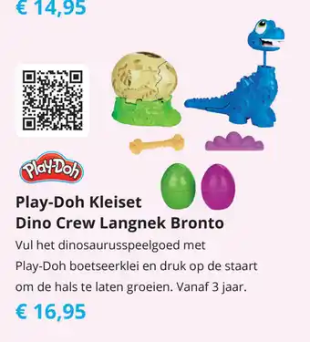 Tom Play-Doh Kleiset Dino Crew Langnek Bronto aanbieding