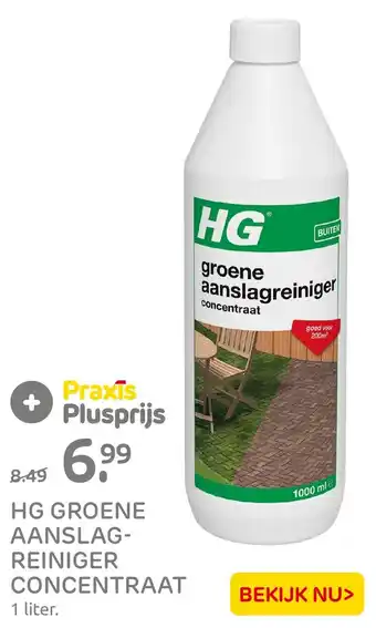 Praxis Hg groeneaanlag reiniger concentraat 1 liter aanbieding