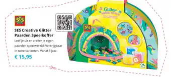 Tom SES Creative Glitter Paarden Speelkoffer aanbieding