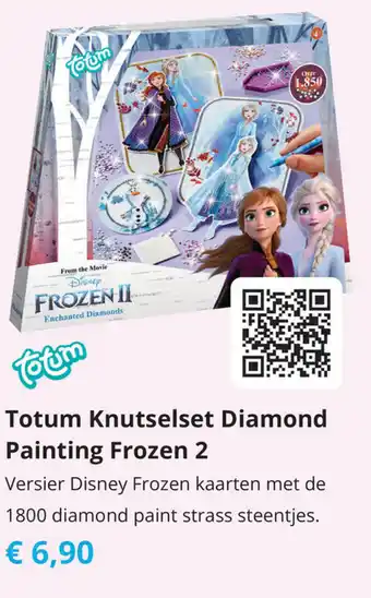 Tom Totum Knutselset Diamond Paintng Frozen 2 aanbieding