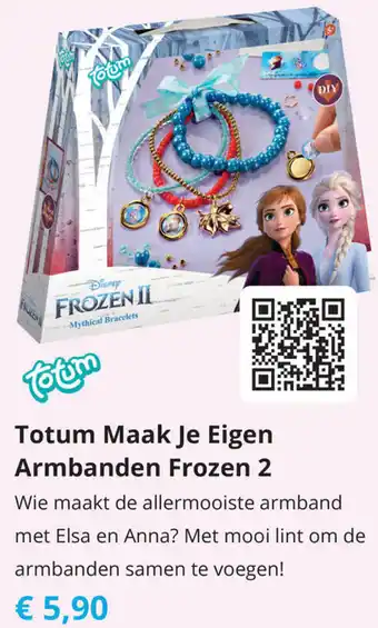 Tom Totum Maak Je Eigen Armbanden Frozen 2 aanbieding