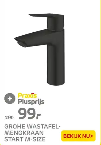 Praxis Grohe wastafel mengkraan start m size aanbieding