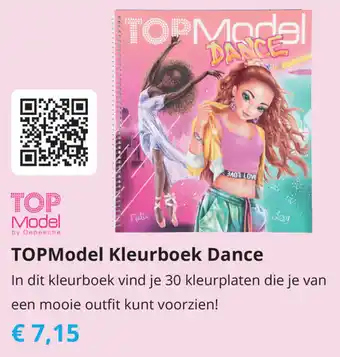 Tom TOPModel Kleurboek Dance aanbieding