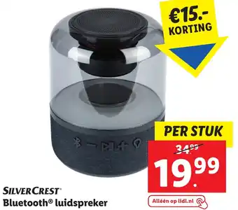 Lidl Silvercrest bluetooth luidspeaker per stuk aanbieding