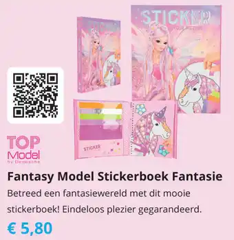 Tom Fantasy Model Stickerboek Fantasie aanbieding