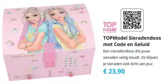 Tom TOPModel Sieradendoos met Code en Geluid aanbieding