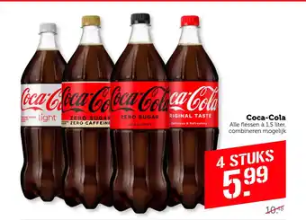 Coop Coca-Cola alle flessen à 1,5 liter aanbieding