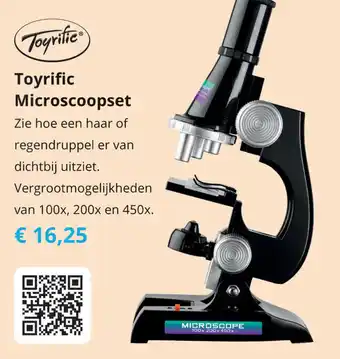 Tom Toyrific Microscoopset 100x, 200x en 450x aanbieding