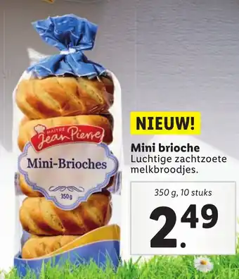 Lidl Mini brioche 350 g, 10 stuks aanbieding