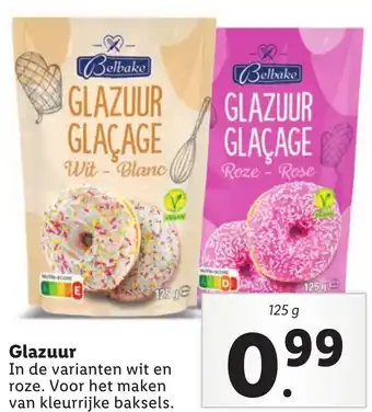 Lidl Glazuur 125 g aanbieding